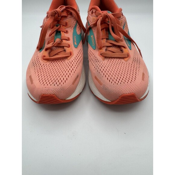 Brooks Adrenaline GTS 22 Women’s 7.5 B Coral Orange Running Shoes Sneakers - Picture 3 of 10